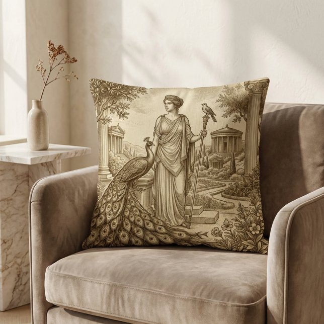 Hera grekisk gudinna kudde (Skapare uppladdad)