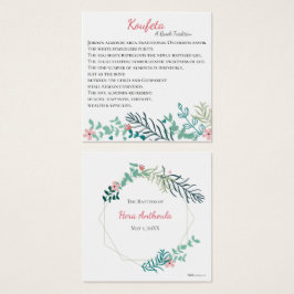 Hera Koufeta Card Fyrkantigt Visitkort