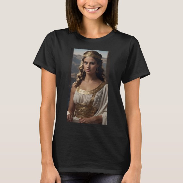 Hera - Olympus drottning T Shirt (Framsida)