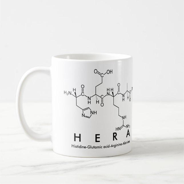 Hera peptide namn mugg (Vänster)