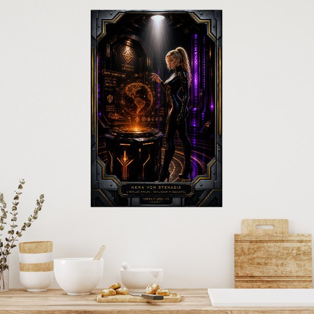 Hera von Stenasis infiltrerar Korgan-arkiv Poster (Kök)