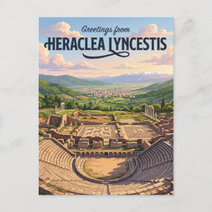 Heraclea Lyncestis Nordmakedonien Vykort