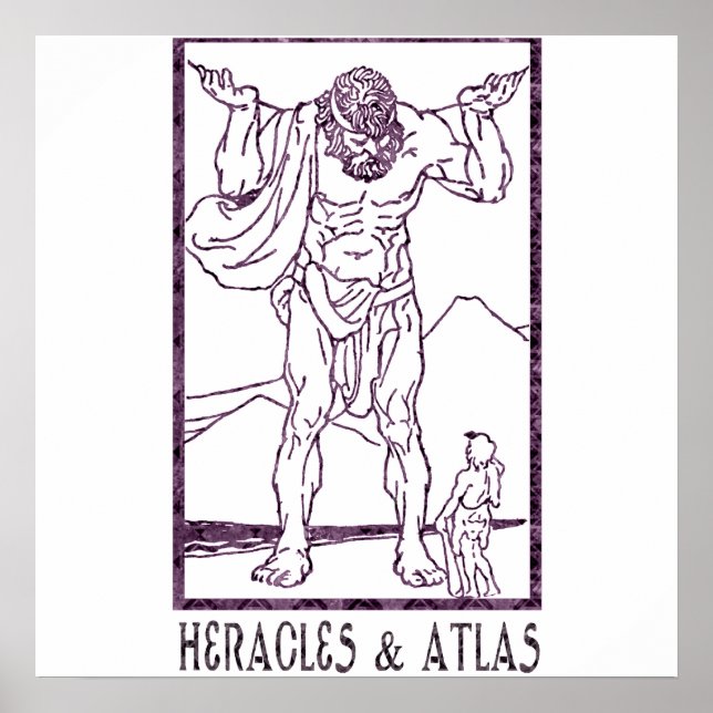 Heracles & Atlas Poster (Framsidan)