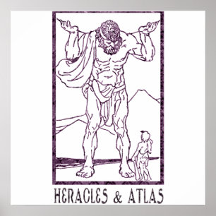 Heracles & kartbok poster