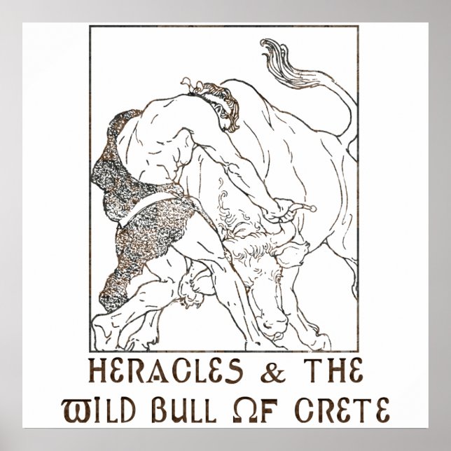 Heracles & the Bull of Crete Poster (Framsidan)