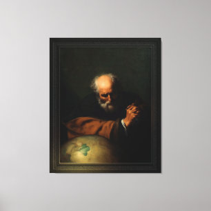 Heraclitus av Hendrick Bloemaert Canvastryck