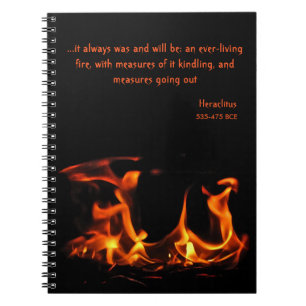 Heraclitus Everbestående Fire-bärbar dator Anteckningsbok Med Spiral