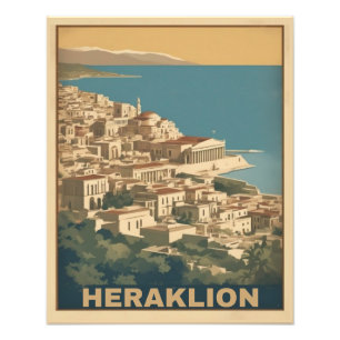 Heraklion, Iraklio. Fototryck