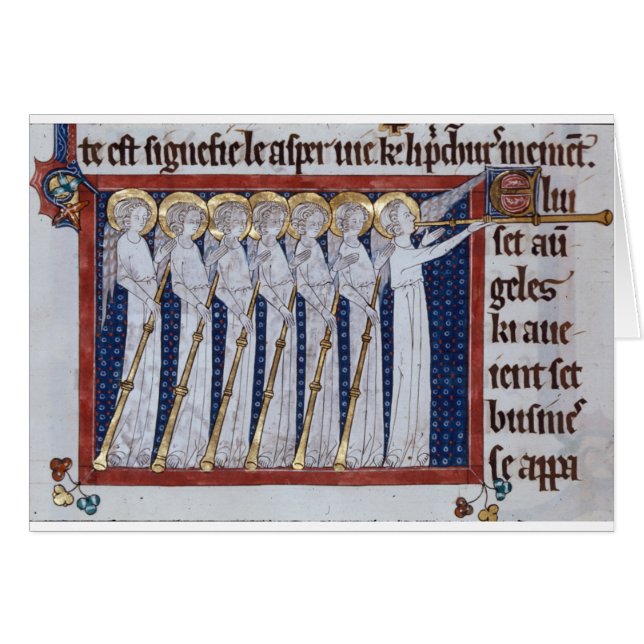 Herald Änglar Blank Card Hälsningskort (Framsidan Horizontal)