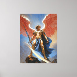 Herald of the Divine Flame Archangel Michael Canvastryck