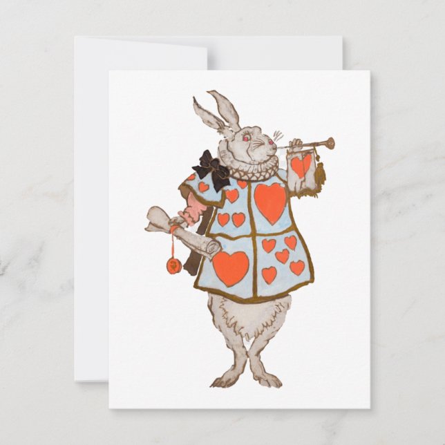 Herald Rabbit Anteckningskort (Framsida)