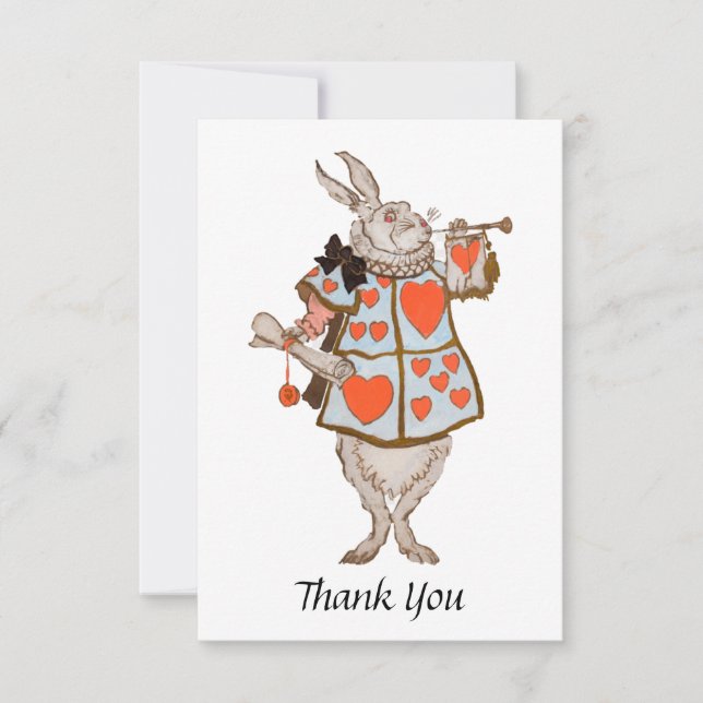 Herald Rabbit Tack Kort (Framsida)