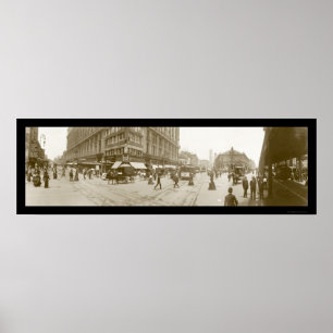 Herald Square, NYC Photo 1907 Poster