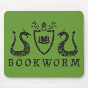Heraldic Bookworm Mousepad Musmatta