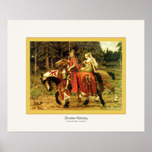 Heraldic Chivalry ~ Alphonse Mucha Poster