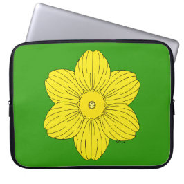 Heraldic Daffodil Laptop Sleeve