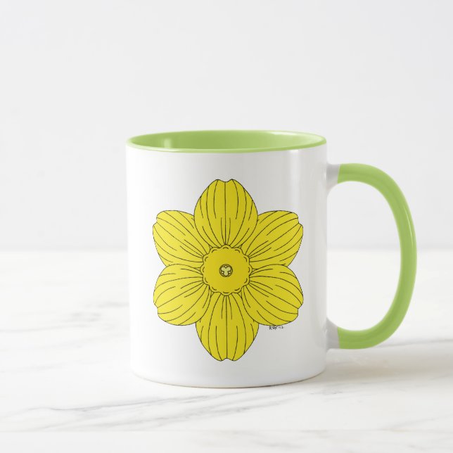 Heraldic Daffodil Mugg (Höger)