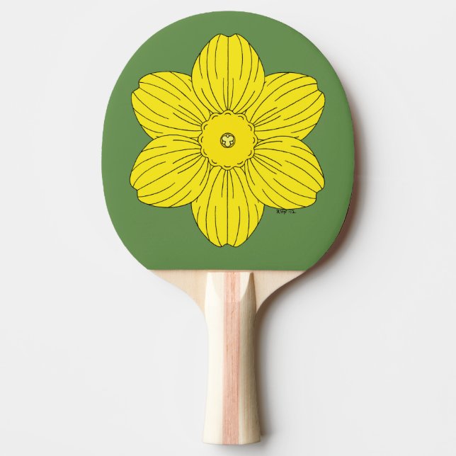 Heraldic Daffodil Pingisracket (Framsidan)