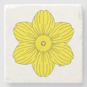 Heraldic Daffodil Stenunderlägg