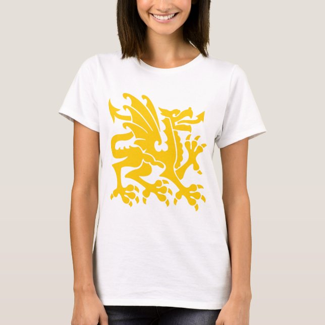 Heraldic Dragon 01 - Amber Tröja (Framsida)