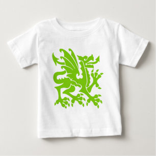 Heraldic Dragon 01 - Martian Grönt Tee Shirt