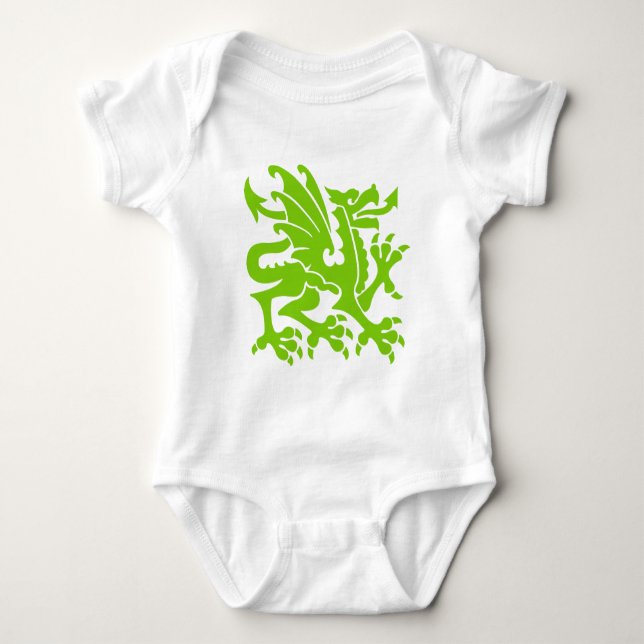Heraldic Dragon 01 - Martian Grönt Tröja (Framsida)