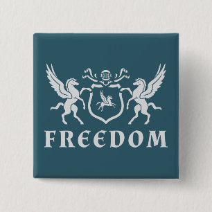 Heraldic White Pegasus Knapp