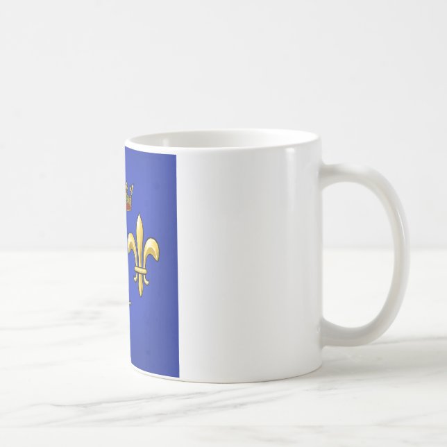 Heraldik av Joan av bågen Jeanne D'Arc Kaffemugg (Höger)