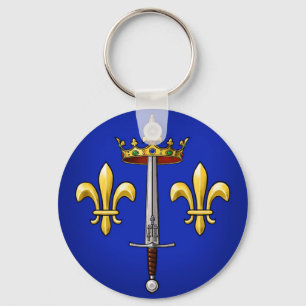 Heraldik av Joan av bågen Jeanne D'Arc Nyckelring
