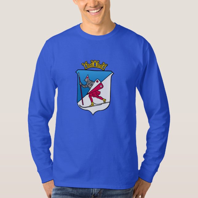 Heraldik för Lillehammer norgevapensköld T-shirt (Framsida)