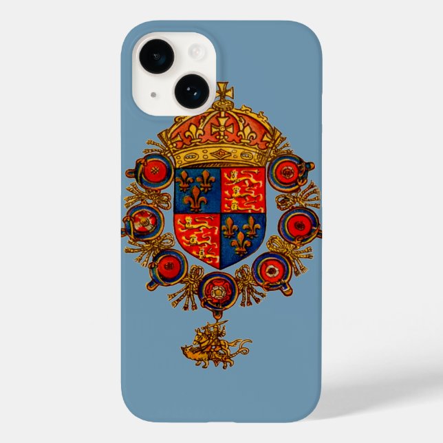 Heraldik med krona  (Baksida)