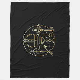 Heraldisches Symbol Papst Fleecefilt