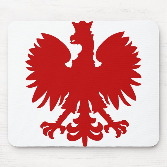 Heraldisk djuragle Red Silhouette Krona Musmatta (Framsidan)