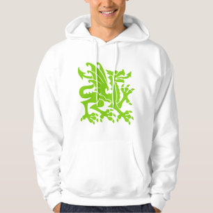 Heraldisk drake 01 - Martian grönt Munkjacka