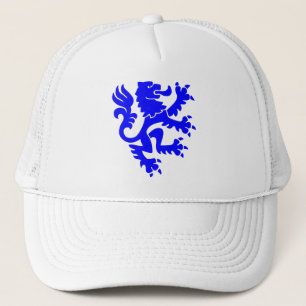 Heraldisk Lejon 01 - Blue Truckerkeps