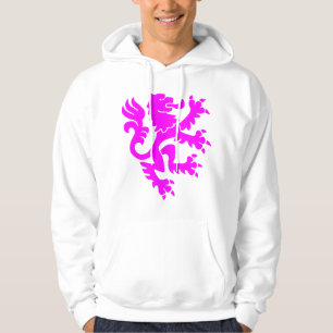 Heraldisk Lejon 01 - Magenta Munkjacka