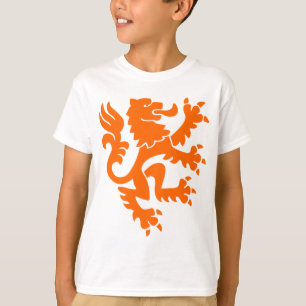 Heraldisk Lejon 01 - Orange Tee