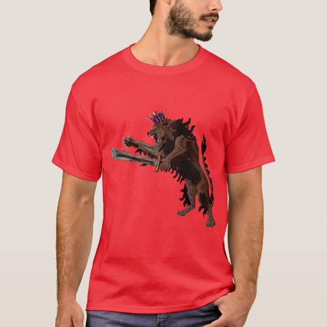 Heraldisk Lejon T Shirt (Framsida)