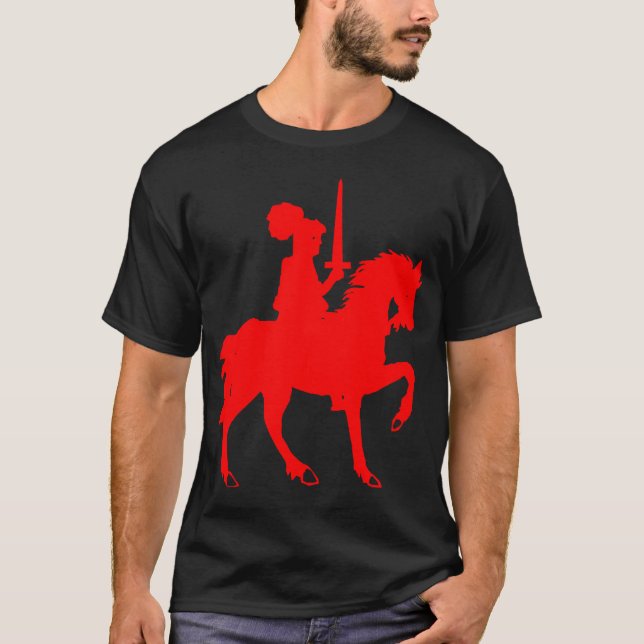 Heraldisk riddare tee (Framsida)