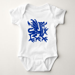 Heraldiska Dragon 01 - marinblå Tee Shirt