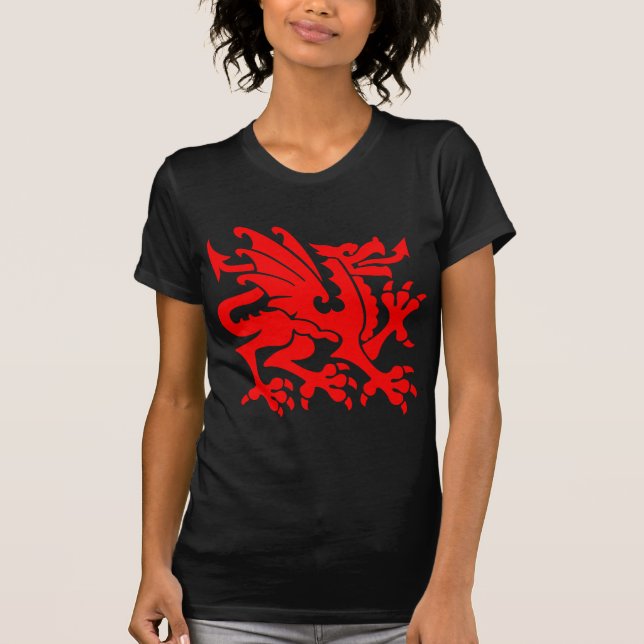 Heraldiska Dragon 01 - Red Tröja (Framsida)