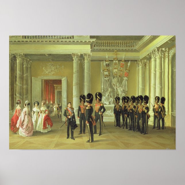 Heraldiska Hall i vinterpalatset, St. Poster (Framsidan)