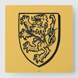 Heraldry: Lion Fyrkantig Klocka