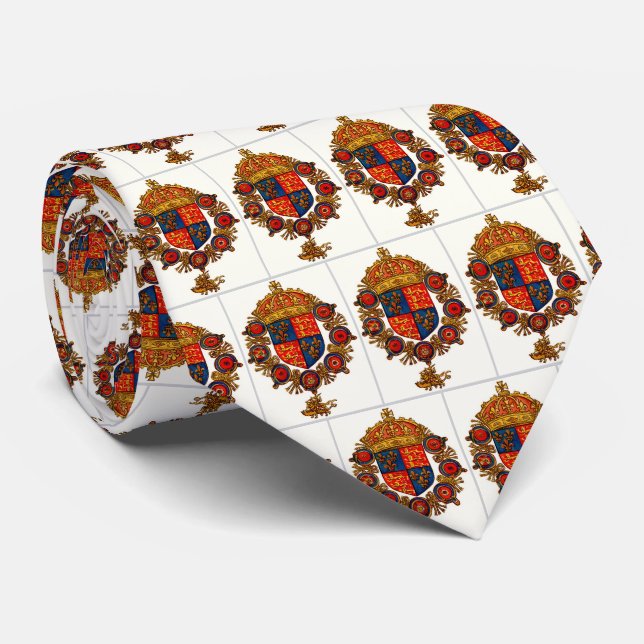 Heraldry med Krona Slips (Rullad)