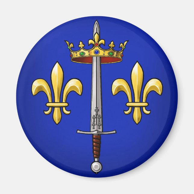 Heraldry of Joan of Arc Jeanne d'Arc Magnet (Framsidan)