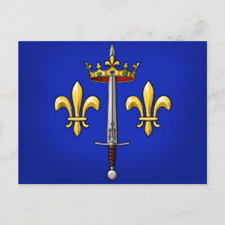 Heraldry of Joan of Arc Jeanne d'Arc Vykort