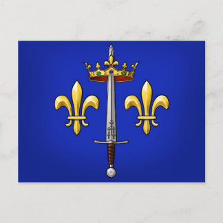 Heraldry of Joan of Arc Jeanne d'Arc Vykort