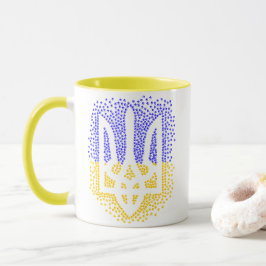 Heraldry trident tryzub-spridningsstjärnor mugg
