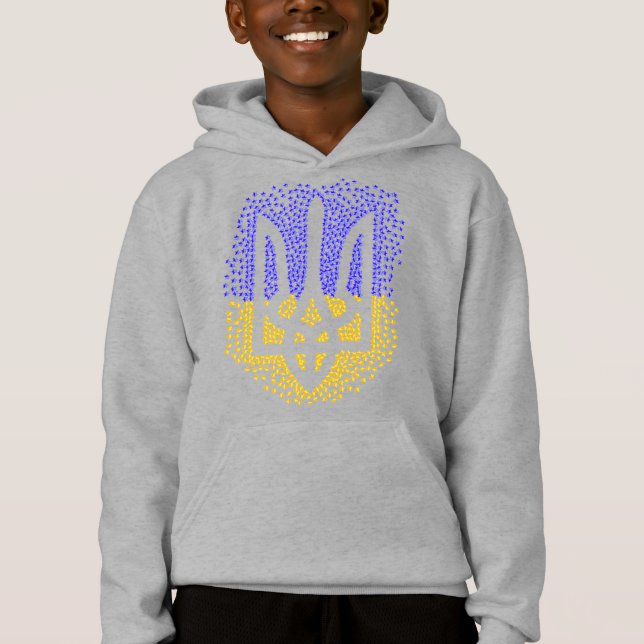 Heraldry trident tryzub-spridningsstjärnor t shirt (Framsida)