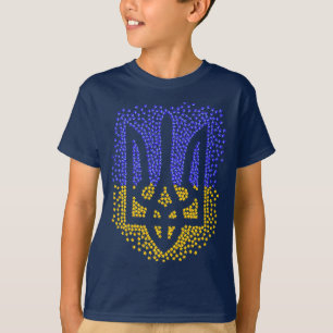 Heraldry trident tryzub-spridningsstjärnor t shirt